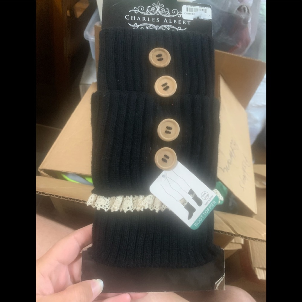 Boot cuff socks